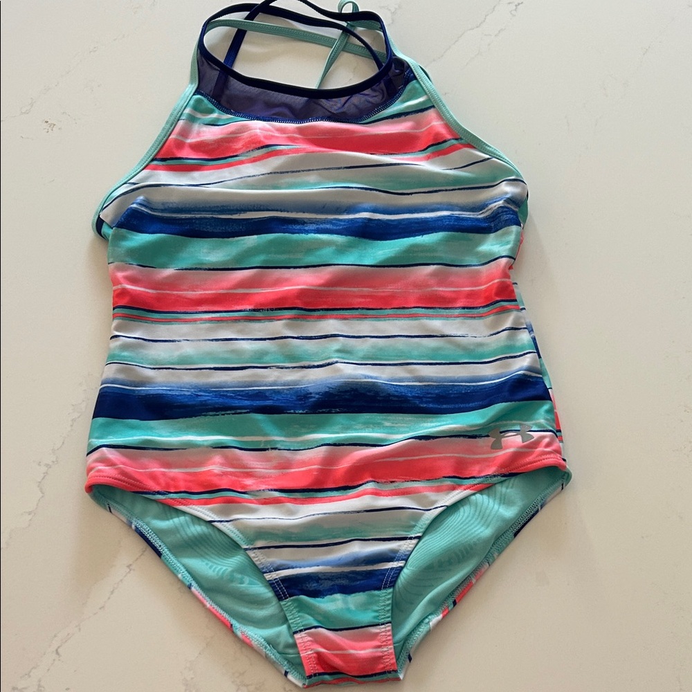 Under Armour Striped Kids Swimwear
